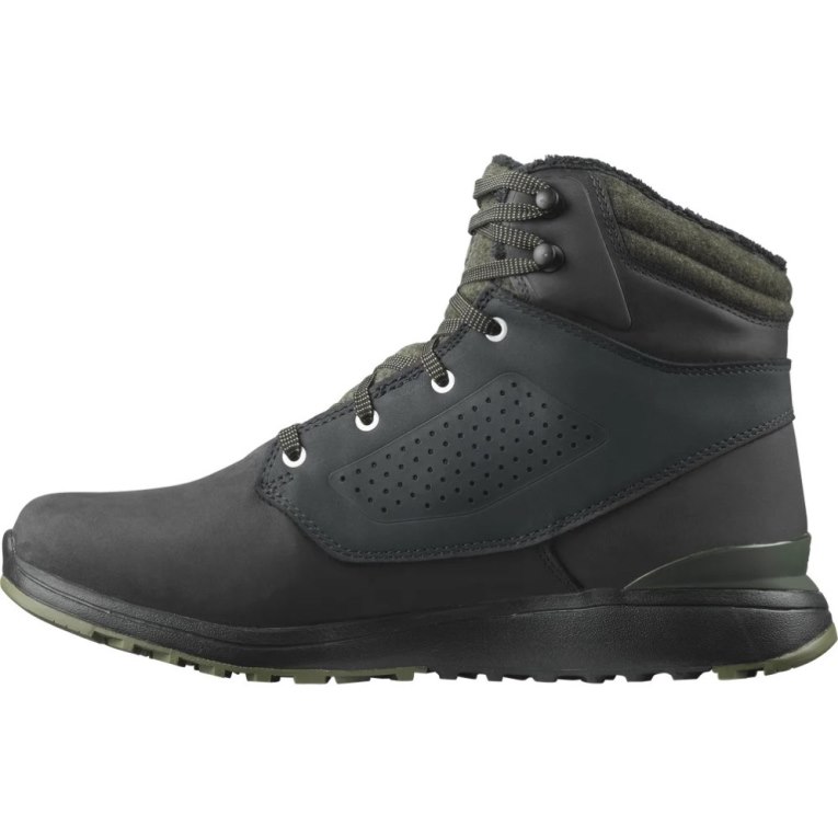 Botas de Invierno Salomon Utility Invierno CS WP Hombre Negros Verde Oliva | MX URSW513